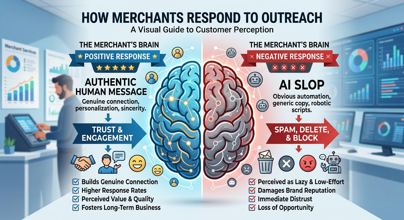 How AI Slop is Making Merchants Distrust You, And What to Do Instead…